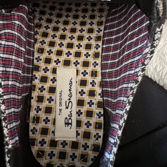 Ben Sherman - Size 11 - Black with Hounds tooth Pattern on Sides - Picture 7 of 7